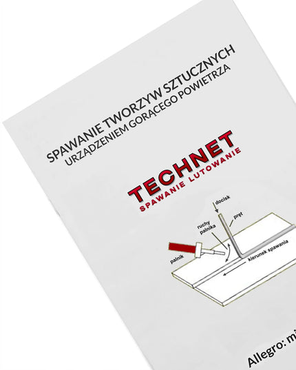 Technet 8786D plastiko suvirinimo aparatas su karšto oro įrankiu ir lituokliu, PP, PP/EPDM, ABS