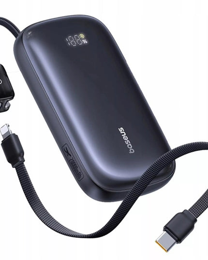 BASEUS išorinė baterija 20000 mAh 22.5W USB-C USB-A LIGHTNING skirta IPHONE ir ANDROID