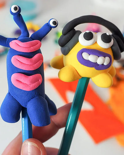 Piankolinas „Toys“ – polimerinis modelinas, sensorinė plastilino masė, 48 vnt.