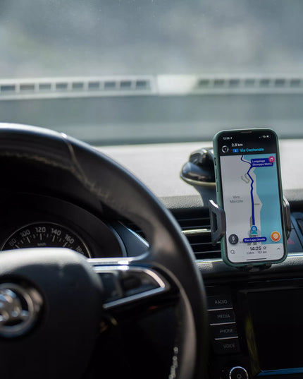 AUTOMOBILINIS TELEFONO LAIKIKLIS ANT PRIETAISŲ SKYDELIO STIPRUS