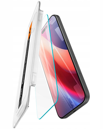 2 vnt. Grūdintas Stiklas Apple iPhone 16 Pro / 17 / 17 Pro Spigen GLAS.TR