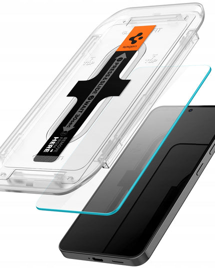 2-PAK grūdintas stiklas skirtas Samsung Galaxy S24 / S25 GLAS.TR ”EZ FIT” Spigen