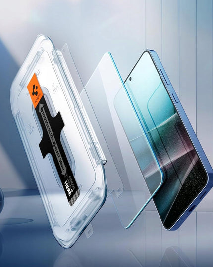 2-PAK grūdintas stiklas skirtas Samsung Galaxy S24 / S25 GLAS.TR ”EZ FIT” Spigen