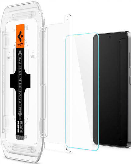 2-PAK grūdintas stiklas skirtas Samsung Galaxy S24 / S25 GLAS.TR ”EZ FIT” Spigen