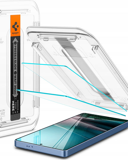 2-PAK Grūdintas stiklas Samsung Galaxy S25 Ultra GLAS.TR „EZ FIT“ Spigen