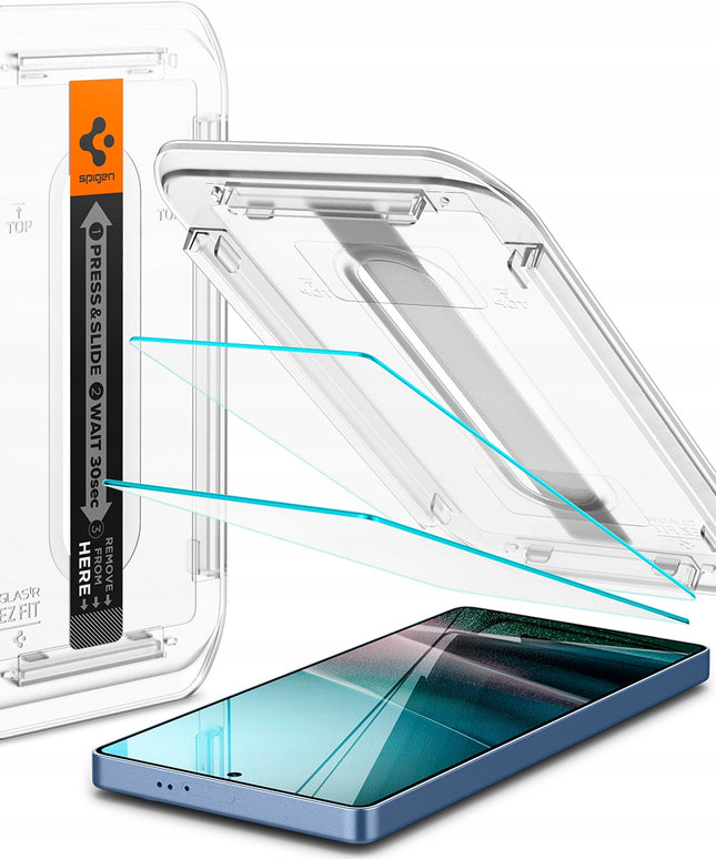 2-PAK Grūdintas stiklas Samsung Galaxy S25 Ultra GLAS.TR „EZ FIT“ Spigen