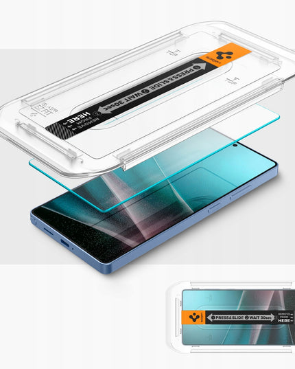 2-PAK Grūdintas stiklas Samsung Galaxy S25 Ultra GLAS.TR „EZ FIT“ Spigen