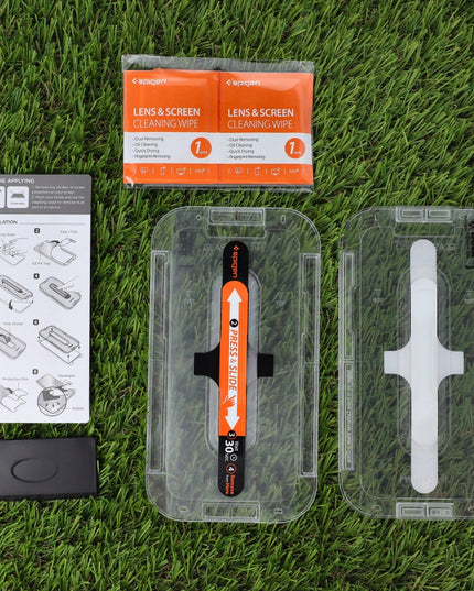 2-PAK Grūdintas stiklas Samsung Galaxy S25 Ultra GLAS.TR „EZ FIT“ Spigen