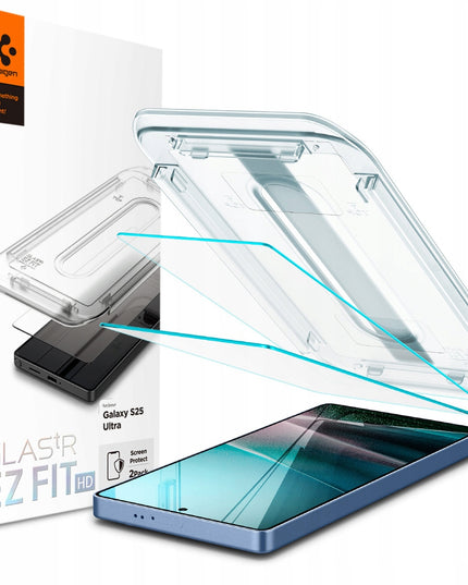 2-PAK Grūdintas stiklas Samsung Galaxy S25 Ultra GLAS.TR „EZ FIT“ Spigen