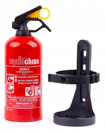 2 × Ogniochron automobilinis gesintuvas BC, 1 kg, su laikikliu