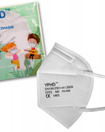 20 vnt. vaikiška FFP2 apsauginė kaukė YPHD KIDS