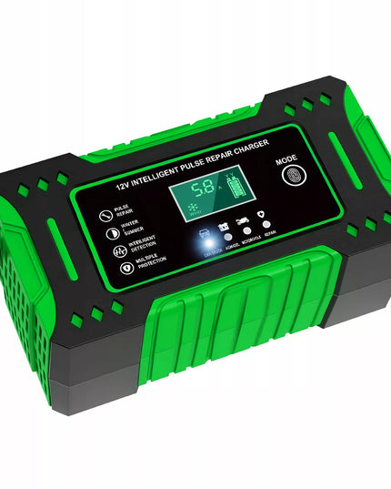 Automatinis automobilinis įkroviklis su akumuliatorių remonto funkcija 12V 24V