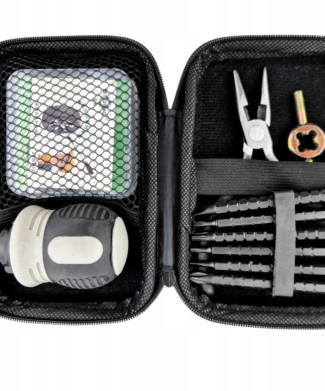 20x vulkanizuojamų įsukamų padangų taisymo rinkinys, lopai, replės