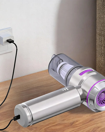Galingas belaidis dulkių siurblys, 16 000 Pa, 6000 mAh, 3 greičiai