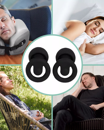 Ausų kištukai miegui Medi Sleep, dydis XS / S / M / L, juodos
