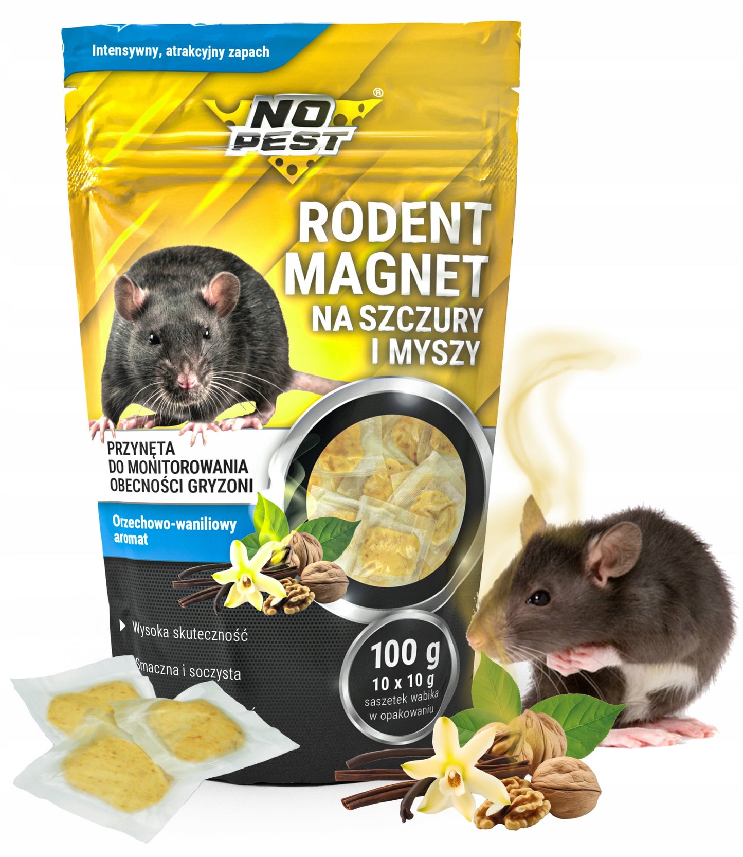 Lipni spąstai pelėms, žiurkėms ir graužikams NO PEST su klijais