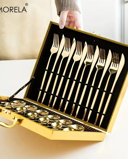 24 vnt. stalo įrankių rinkinys "Kemorela"