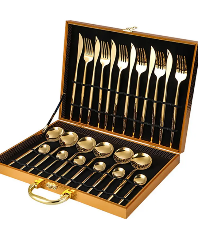 24 vnt. stalo įrankių rinkinys "Kemorela"