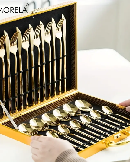 24 vnt. stalo įrankių rinkinys "Kemorela"