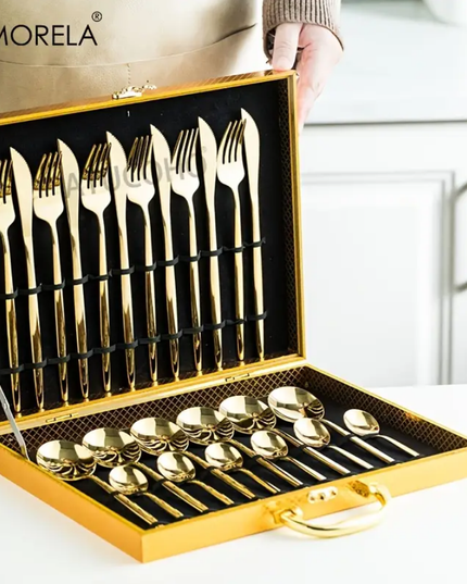 24 vnt. stalo įrankių rinkinys "Kemorela"