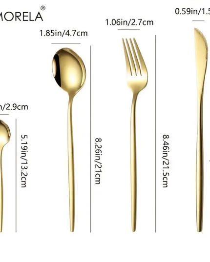 24 vnt. stalo įrankių rinkinys "Kemorela"