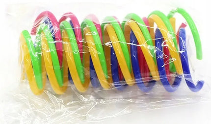 25 vienetų spyruoklių rinkinys katėms interaktyvus žaislas spiralės