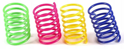 25 vienetų spyruoklių rinkinys katėms interaktyvus žaislas spiralės