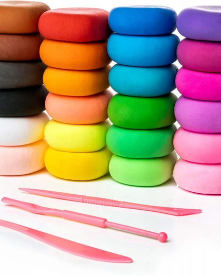 48 vnt. kūrybinio putų plastilino rinkinys EDU