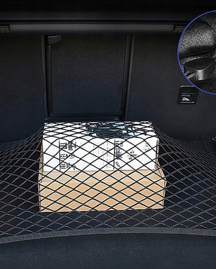 Tvirtas didelis automobilio bagažinės tinklelis tvirtinimai kabliai kilpelės 80x60 160x120