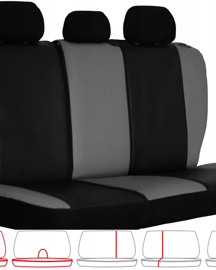 „ROAD“ automobilio sėdynių užvalkalai iš ekologiškos odos