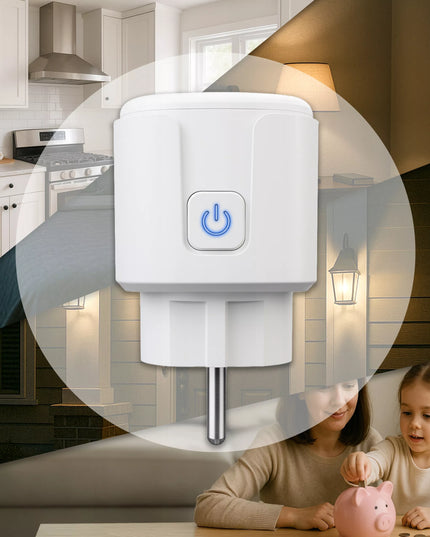 2x Programuojamas laikmatis, Wi-Fi išmanusis lizdas TUYA, galios matuoklis, 16A