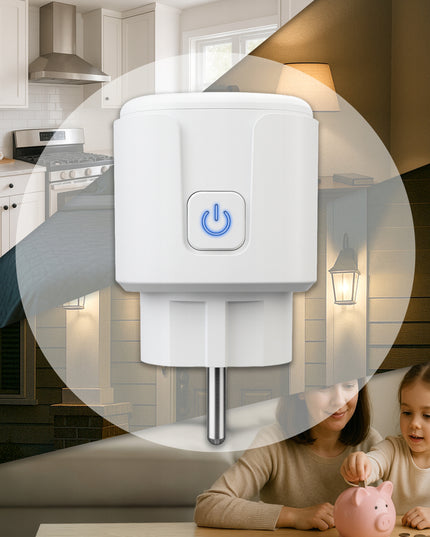 2x Programuojamas laikmatis, Wi-Fi išmanusis lizdas TUYA, galios matuoklis, 16A