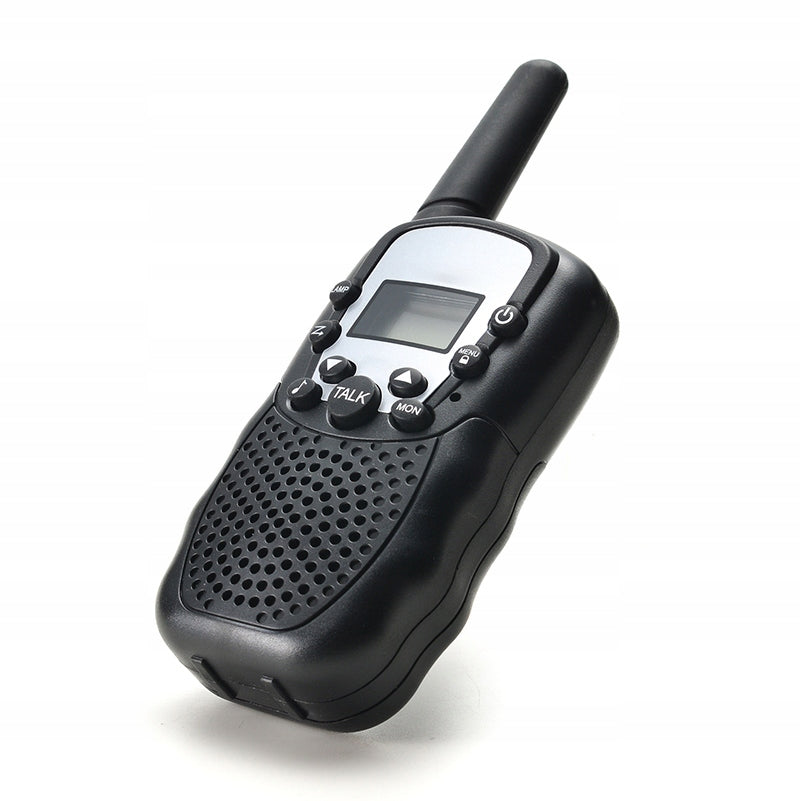 2 x RADijo ryšio (Walkie Talkie) racijos PMR su žibintuvėliu ir ekranu