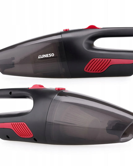 Galingas laidinis rankinis automobilinis dulkių siurblys „Luneso“ 12 V, 120 W, su HEPA filtru