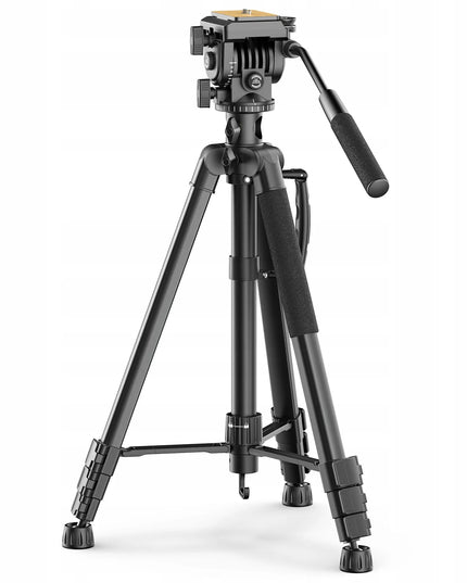 Aukštas studijinis trikojis su panoramine galvute VIDEO PRO, keliamoji galia 3 kg