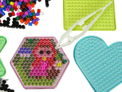 Lyginami karoliukai QULKI „Iron Beads“ su šablonais, 5000 vnt.