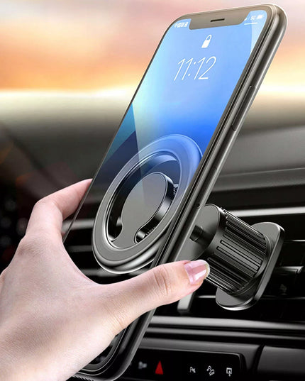 Alogy MagSafe telefono laikiklis į automobilio groteles su galingu magnetu