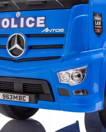 Sun Baby vaikiškas policijos automobilis Mercedes Antos paspirtukas