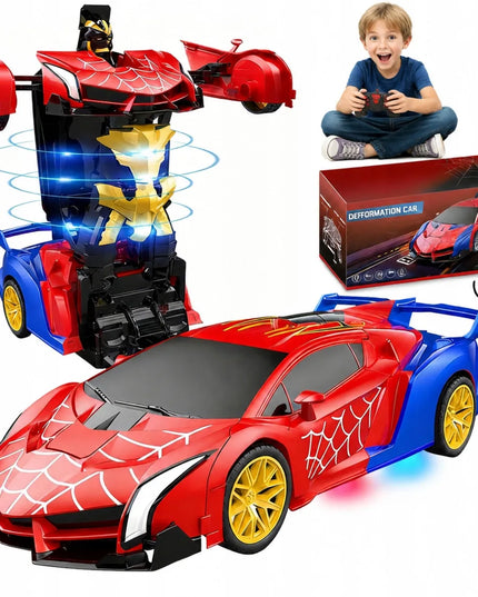 2 viename nuotoliniu būdu valdomas automobilis-robotas, sukasi 360°, dovana vaikams
