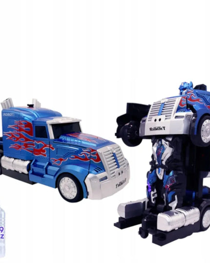HollaKids 2 viename nuotoliniu būdu valdomas „Autobot Optimus“ robotas-automobilis su USB įkraunamu akumuliatoriumi