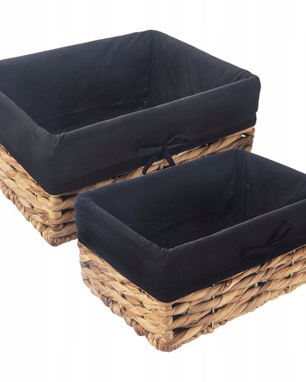 2x Laikymo krepšeliai kosmetikai, apatiniams, aksesuarams, duonos gaminiams