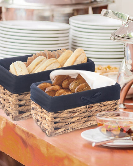 2x Laikymo krepšeliai kosmetikai, apatiniams, aksesuarams, duonos gaminiams