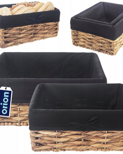 2x Laikymo krepšeliai kosmetikai, apatiniams, aksesuarams, duonos gaminiams