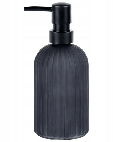 2x Vilde juodi stikliniai muilo dozatoriai, 400 ml