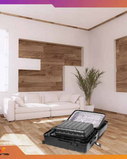 3 kelioninių lagaminų rinkinys 3-in-1 ABS bagažas ant ratukų 94L+63L+40L