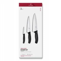 3 virtuvinių peilių rinkinys Victorinox Swiss Classic 6.7133.3G, šefo peilis 20 cm