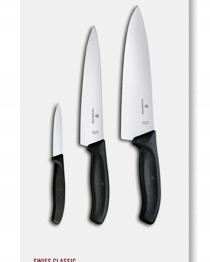 3 virtuvinių peilių rinkinys Victorinox Swiss Classic 6.7133.3G, šefo peilis 20 cm