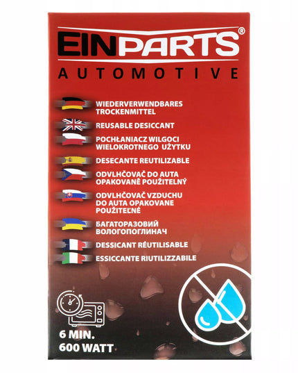 3 x drėgmės sugėriklis automobiliui, daugkartinio naudojimo su užpildymo indikatoriumi, drėgmės surinkėjas