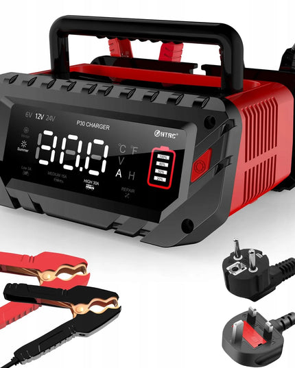 30 A P30 akumuliatorių įkroviklis LiFePO4 ir ličio akumuliatoriams, 6 V / 12 V / 24 V