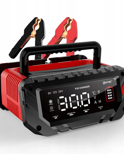 30 A P30 akumuliatorių įkroviklis LiFePO4 ir ličio akumuliatoriams, 6 V / 12 V / 24 V